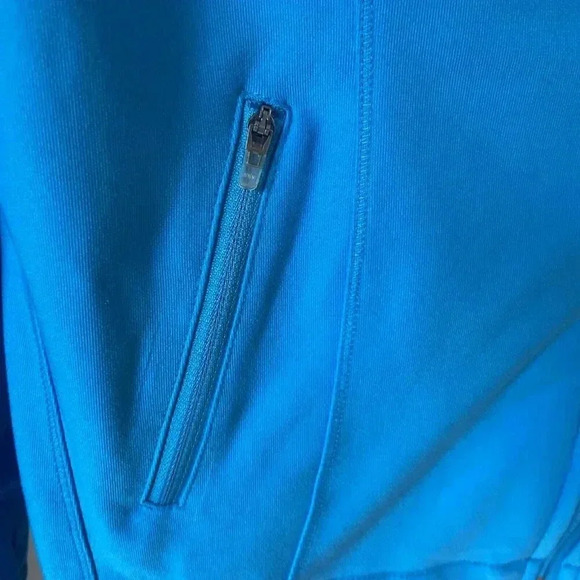 LL Bean Women's Active Zip Long Sleeve Tech Stretch Jacket Thumbholes Size M - Picture 2 of 6